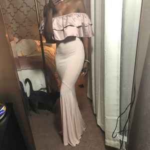 Dusty rose pink gown